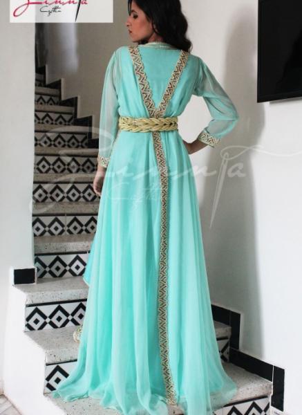 Caftan vert océan 