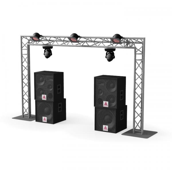 PACK SONO – 4KW – STRUCTURE 4×2,5M + LIGHTS